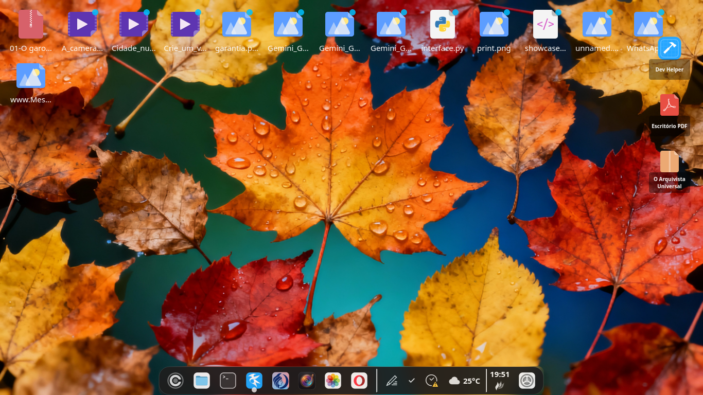 MesaSuite Desktop em execução